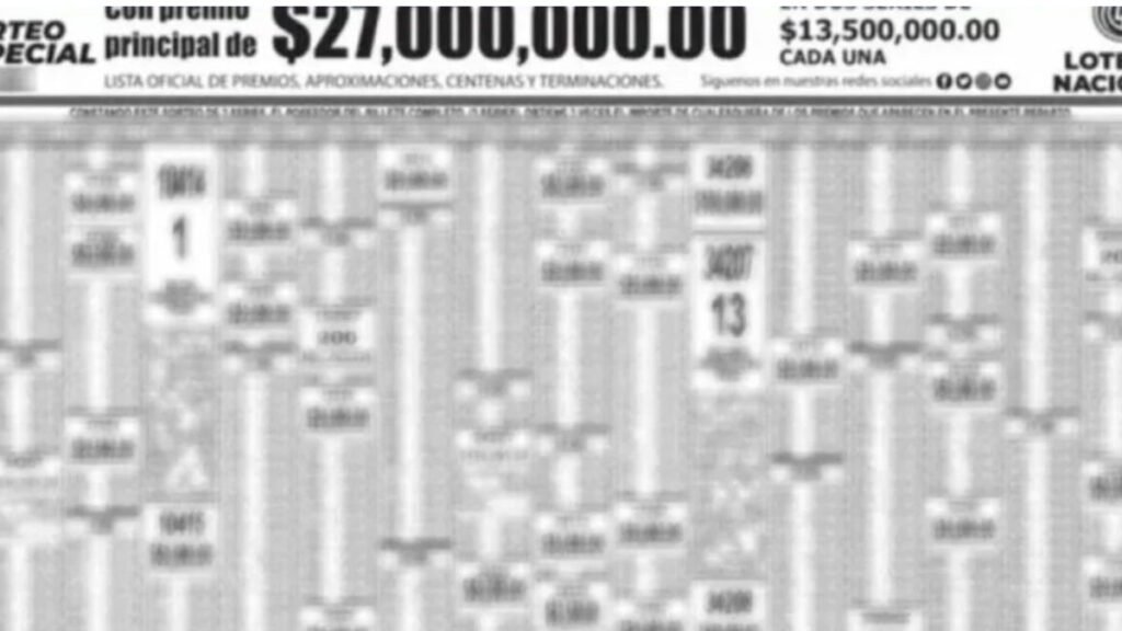 Listo de ganadores sorteo especial 311