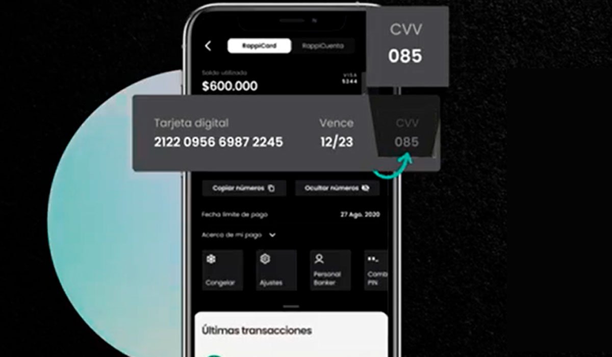 Código CVV de seguridad