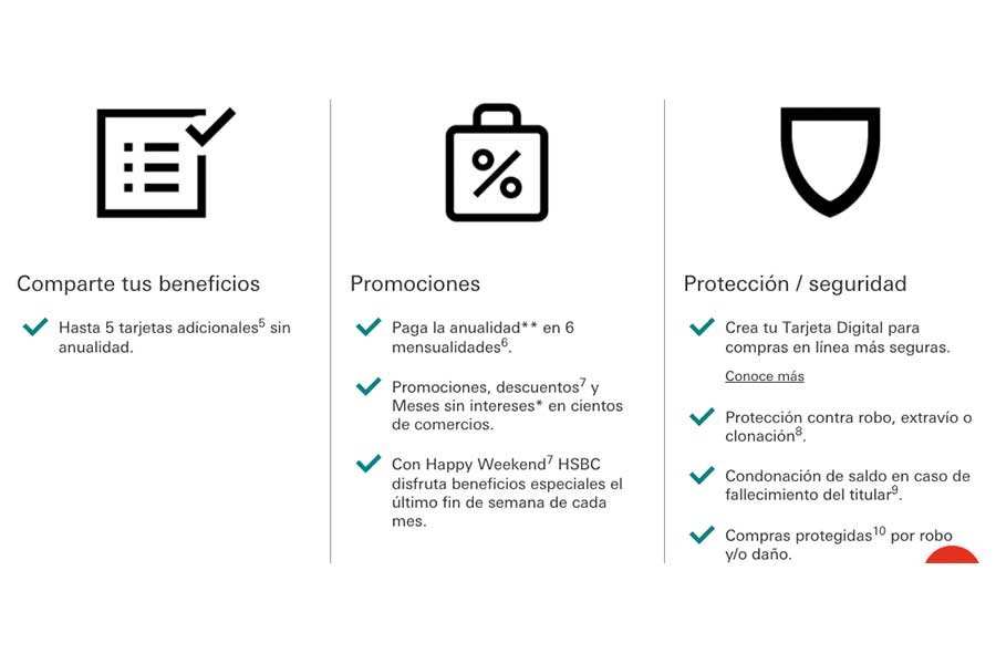 Pagarás anualidad diferidla en HSBC Air 