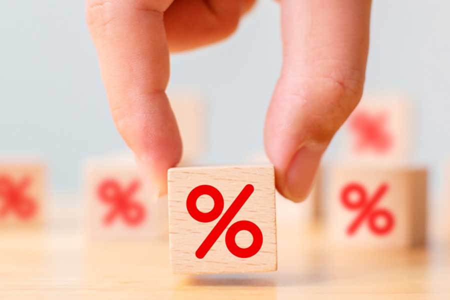 La tasa de interés determina el costo de créditos