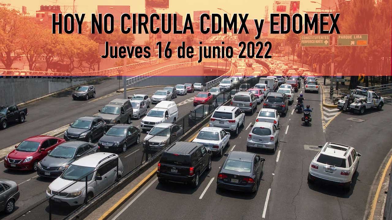 Estos autos no circulan el 16 de junio 2022