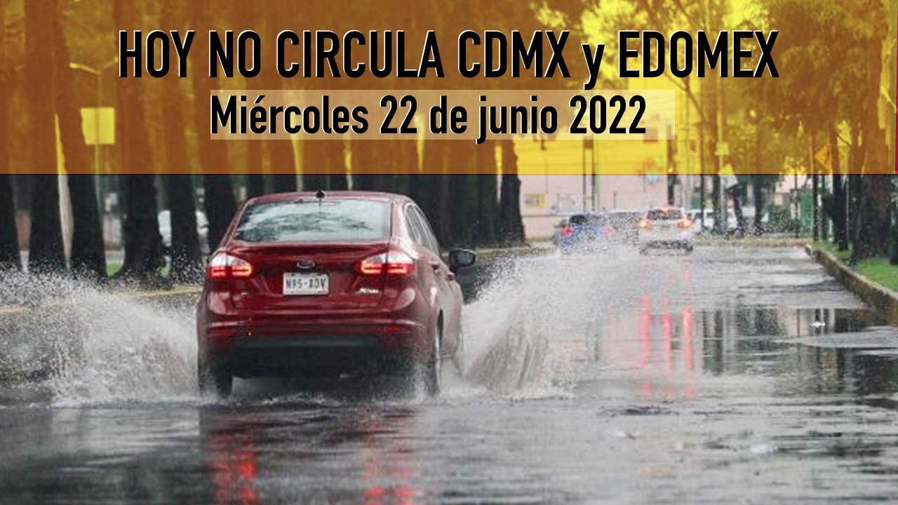 Estos autos no circulan el miércoles 22 de junio
