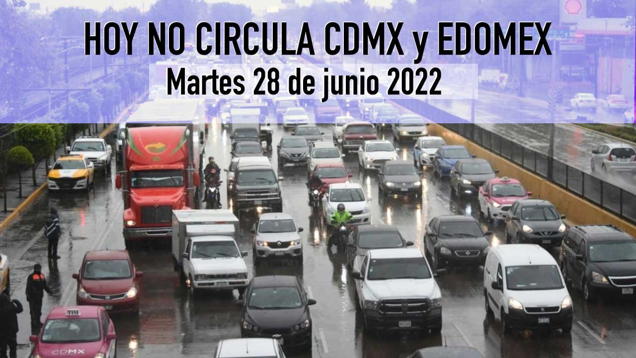 Hoy No Circula 28 de junio 2022: ¿Qué autos foráneos descansan en CDMX? 2 Estos autos no circulan el martes