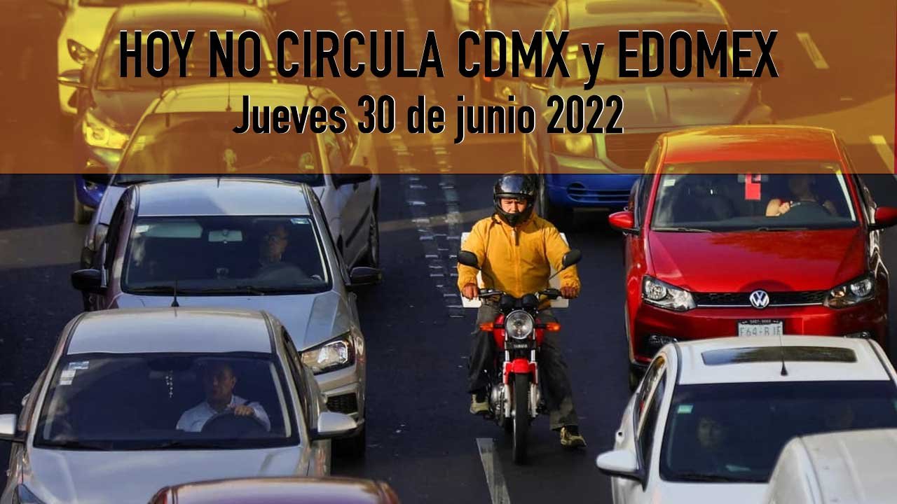 Estos autos no circulan el jueves en la CDMX