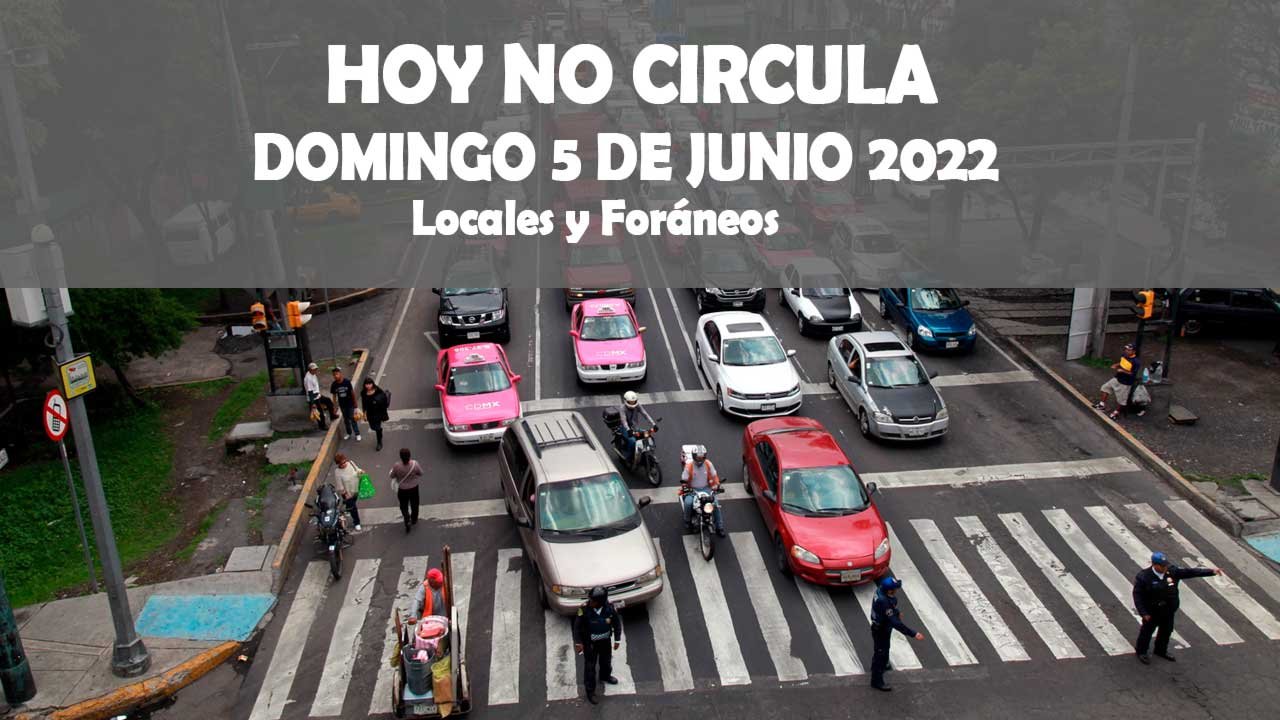 Hoy no circula se aplica en domingo