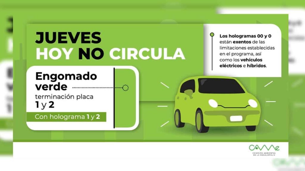 Hoy No Circula jueves 2 de junio 2022: ¿qué autos descansan CDMX y Edomex? 2 Checa qué autos no circulan el jueves