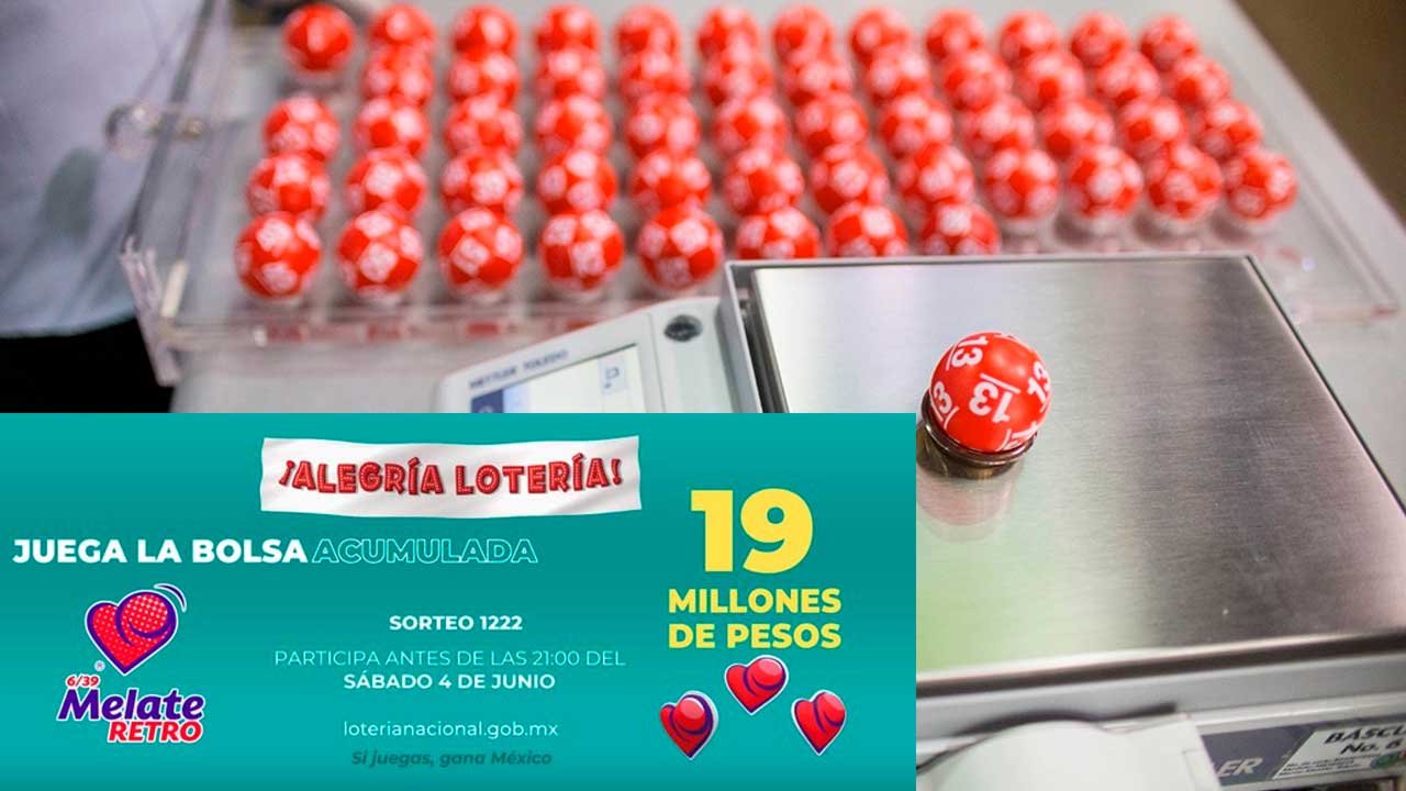 Conoce a los ganadores del melate 1222