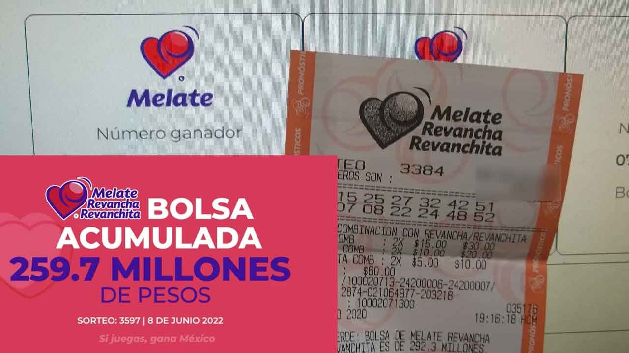 Hoy se juega el melate 3597