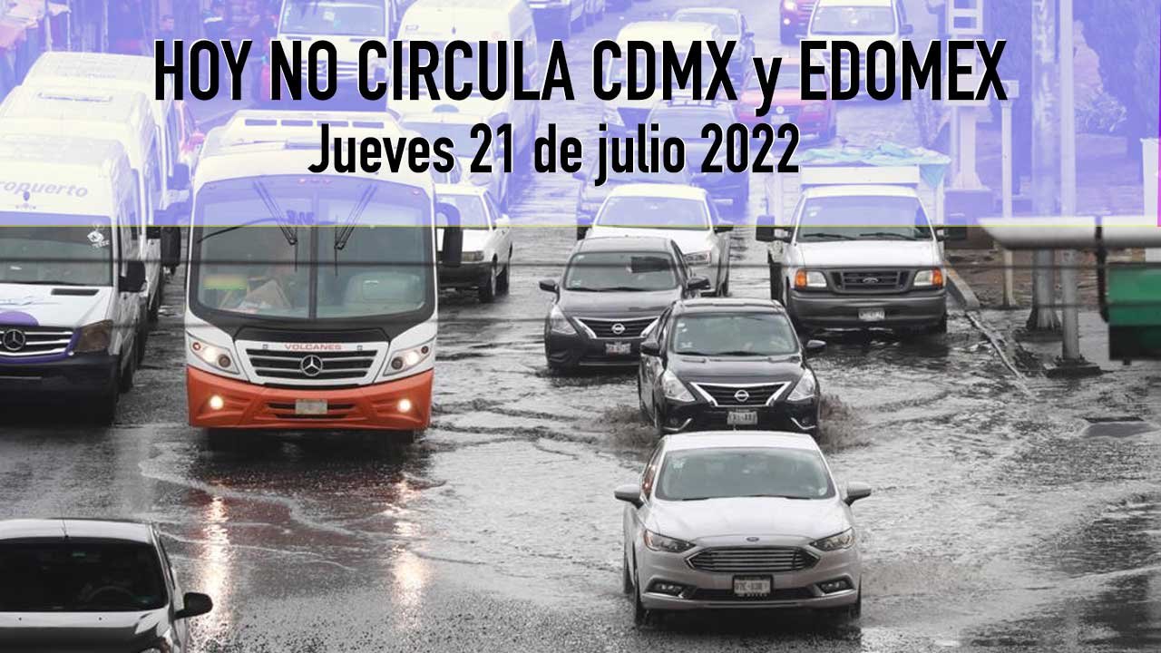Este jueves se aplica hoy no circula
