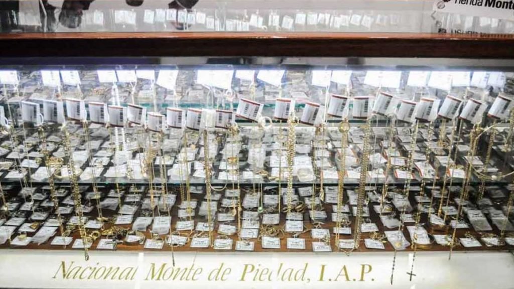 Pueden empeñar muchos artículos een Monte de piedad