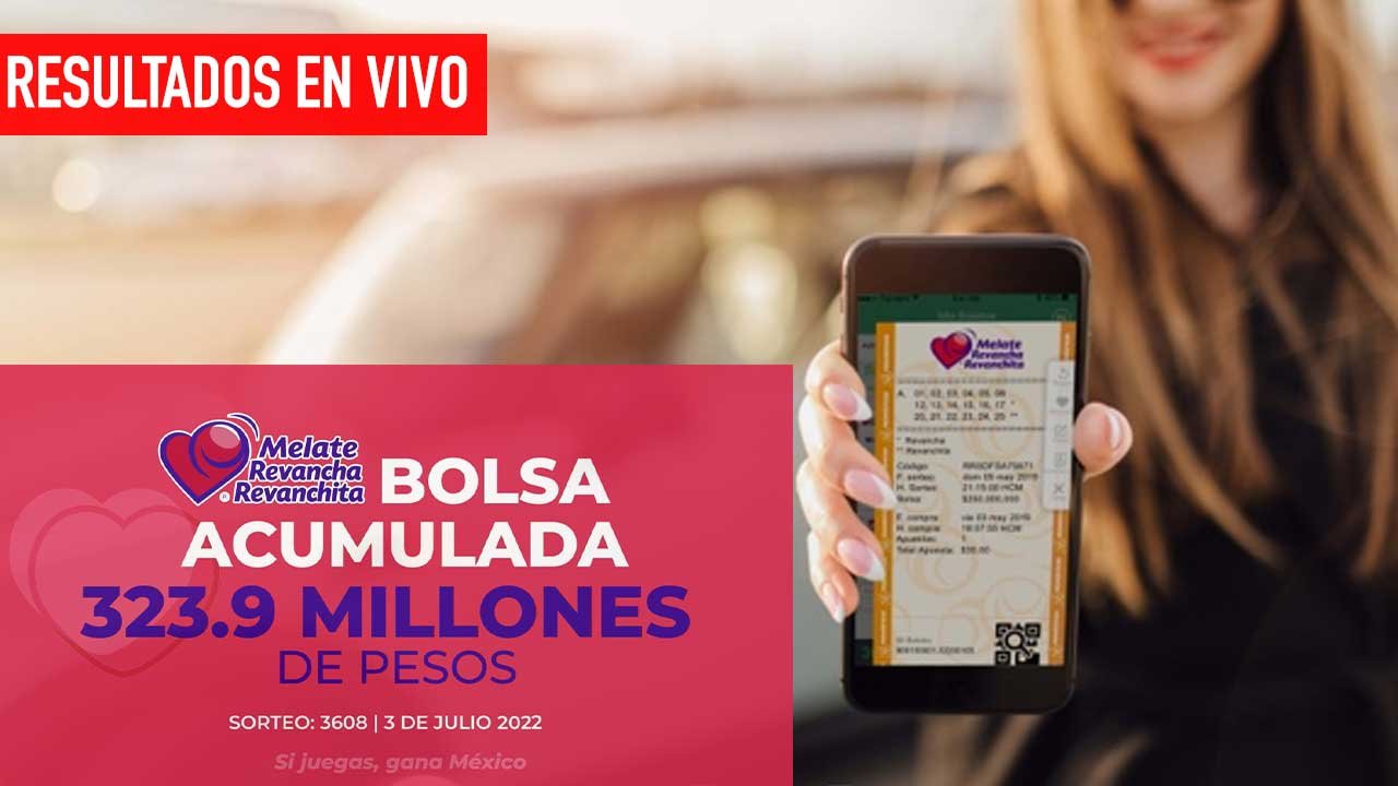 Hoy se juega el Melate Revancha y Revanchita 3608