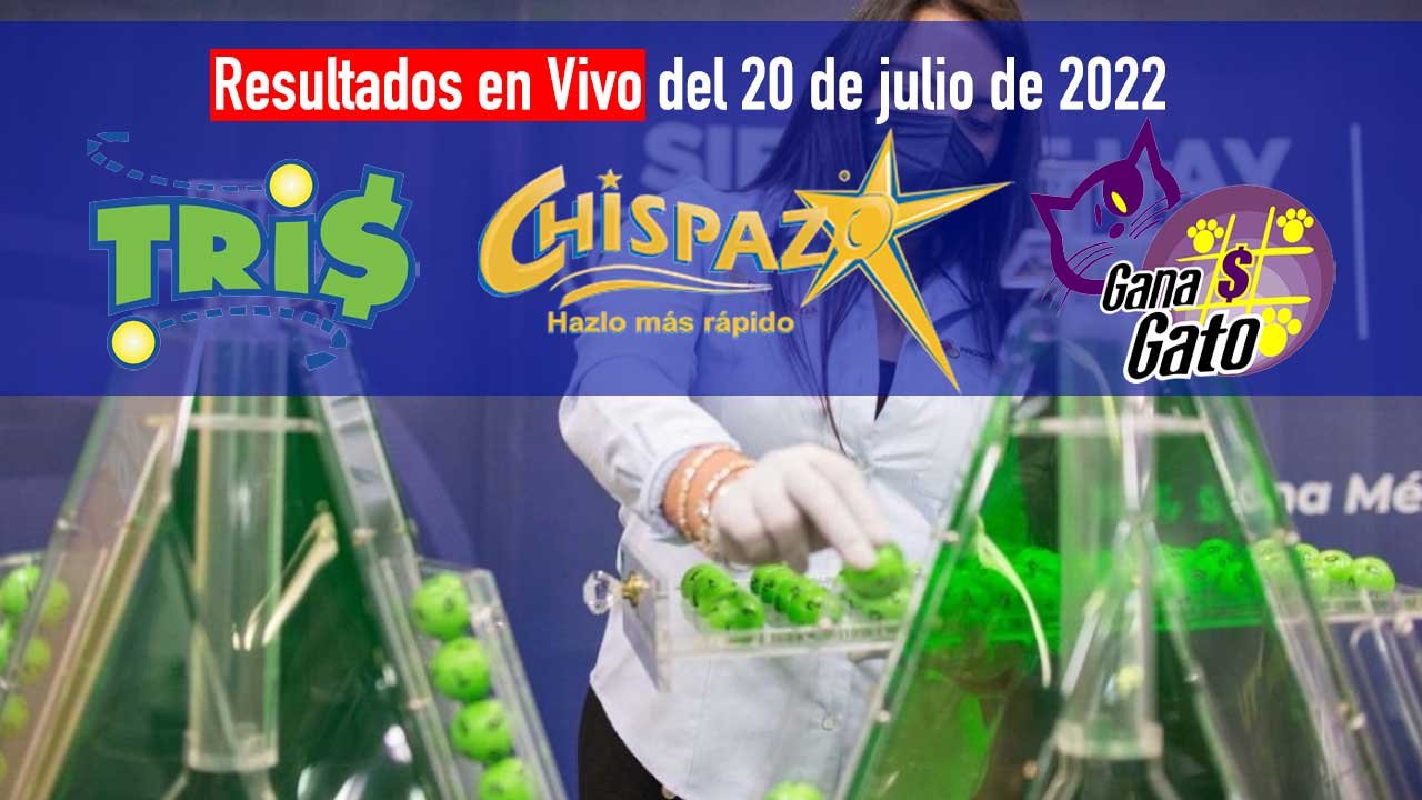 Esto son los ganadores de hoy en tris y chispazo