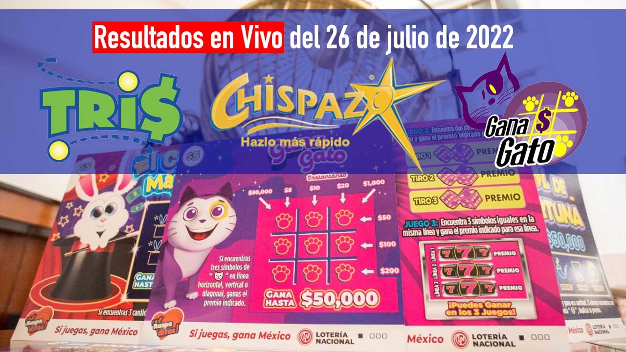 Ganadores del Tris, chispazo y gana gato de hoy