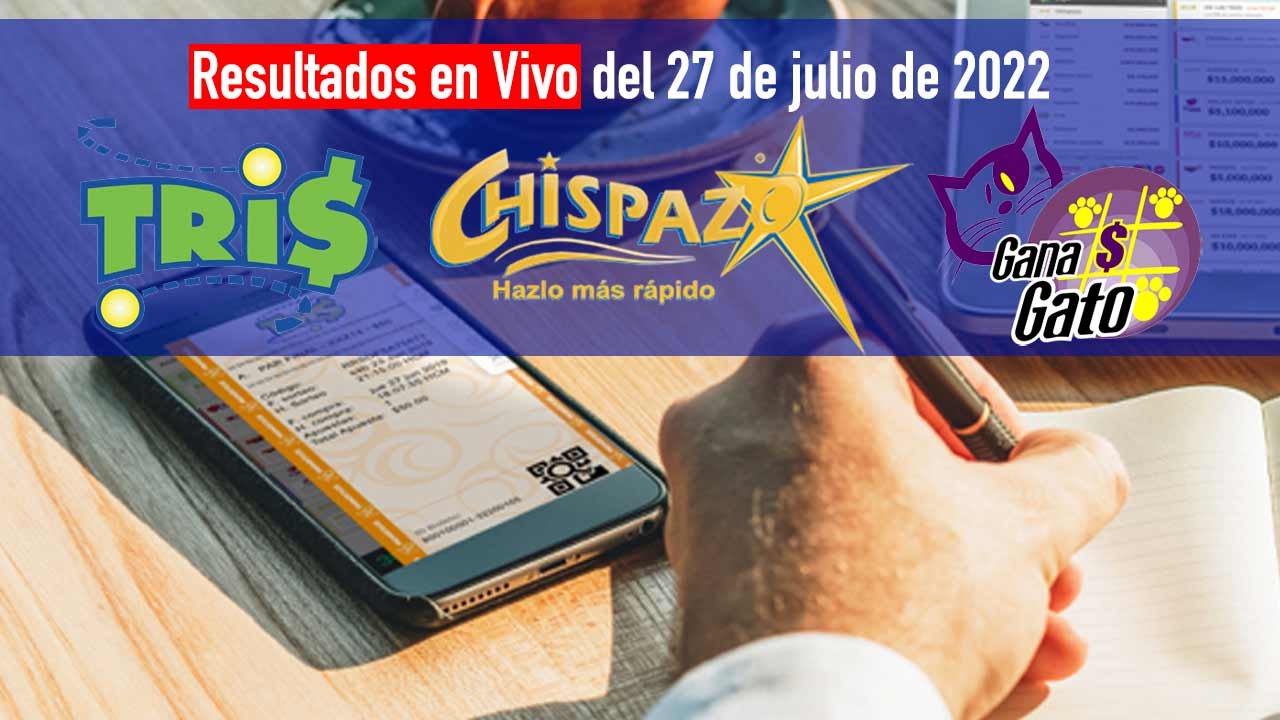 Estos son los ganadores del tris y chispazo de hoy