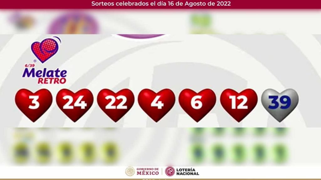 Resultados Melate Retro 1243 de hoy 16 de agosto 2022: En Vivo aquí 1 Números ganadores del Melate Retro 1243