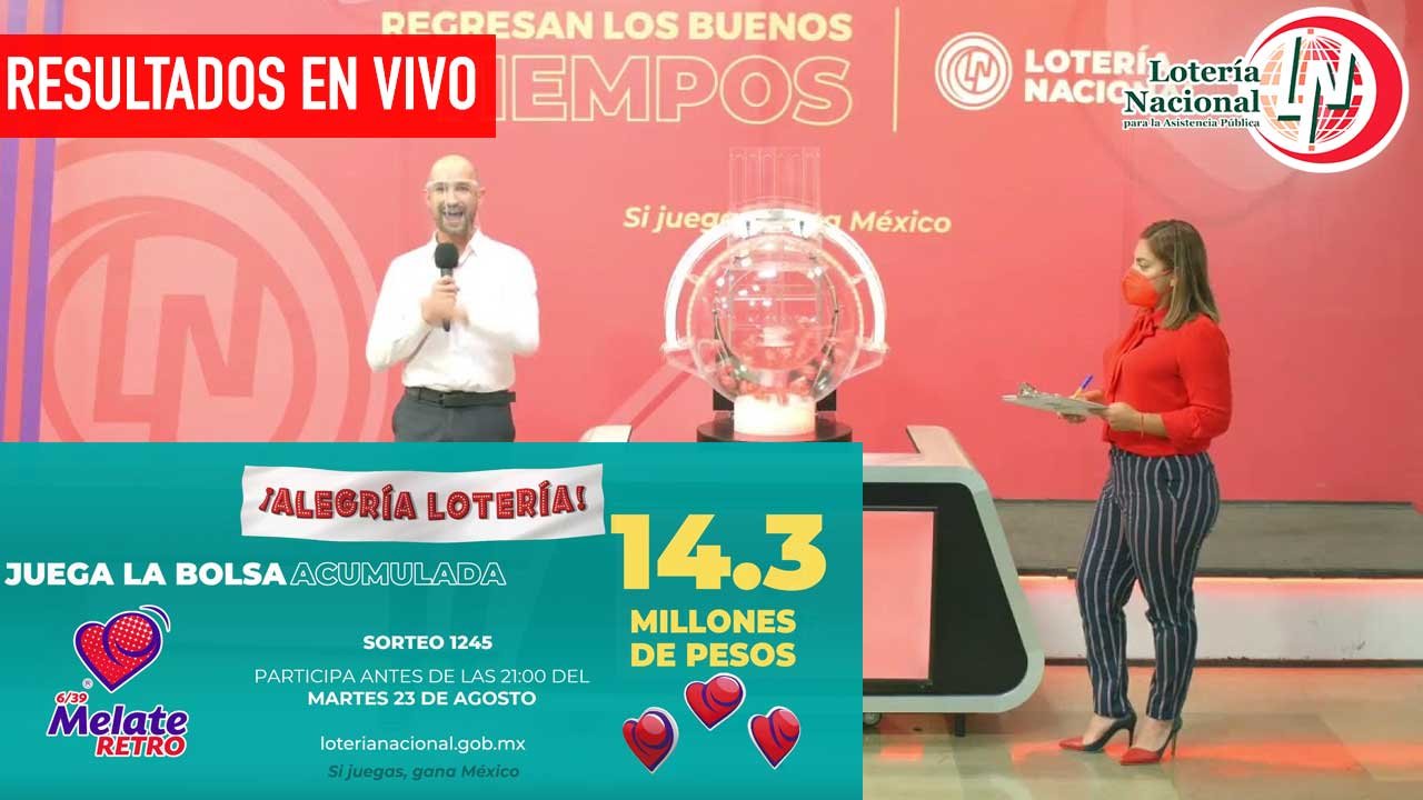 Estos son los ganadores del Melate Retro 1245