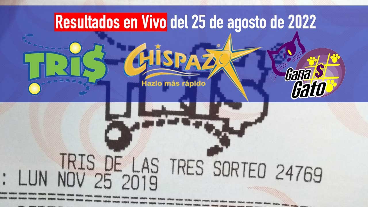 Hoy se juega los sorteos del tris y chispazo
