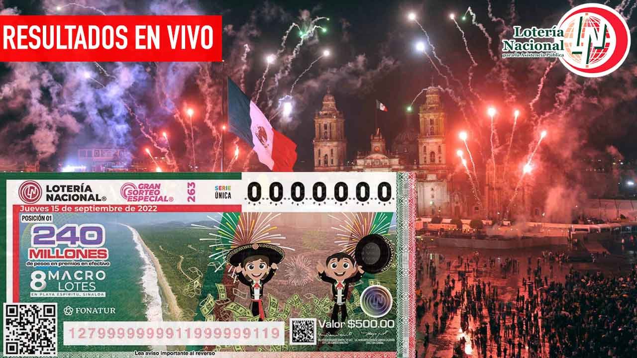 Sigue en vivo los resultados del gran sorteo especial 263