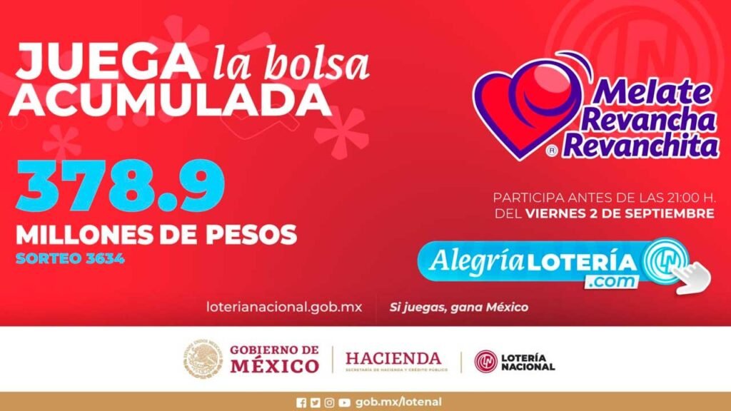Resultados Melate Revancha y Revanchita 3634 HOY 2 de septiembre 2022 en vivo 2 Sigue los resultados en vivo