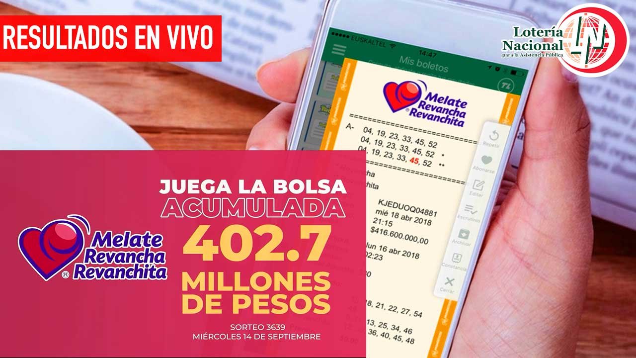 Conoce a los ganadores del Melate 3639