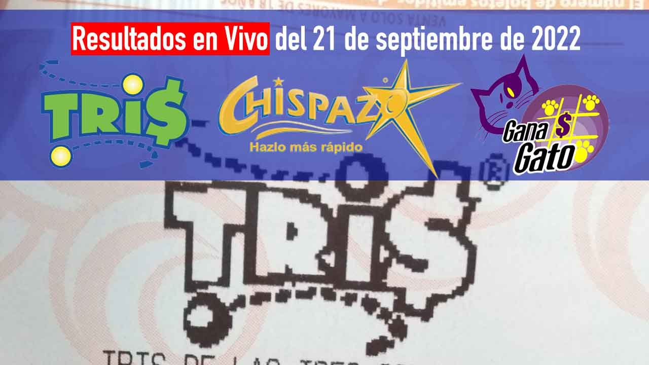Checa los números ganadores del tris y chispazo