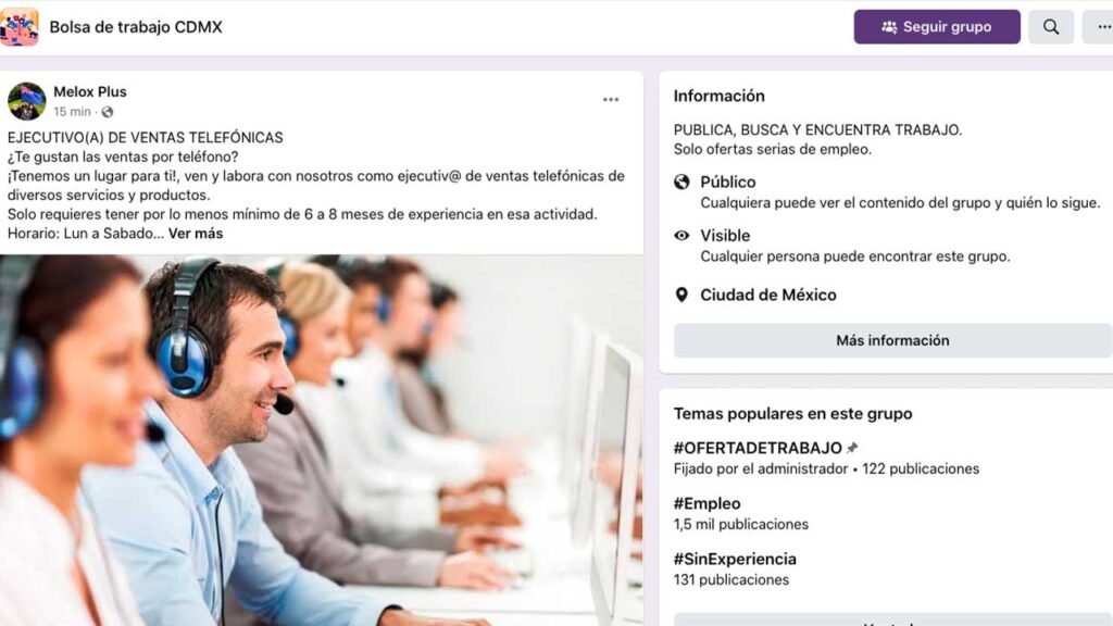 7 Páginas para buscar empleo en México de forma segura en 2022 y 2023 7 En FaceBook puedes encontrar trabajo
