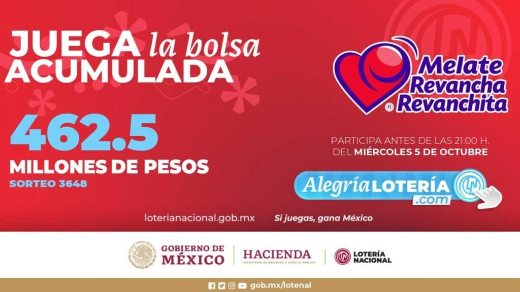 Hoy el melate tiene más de 462 millones en bolsa