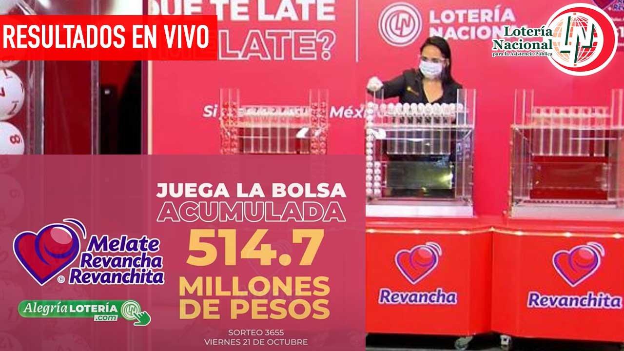 Conoce los números ganadores del Melate 3655