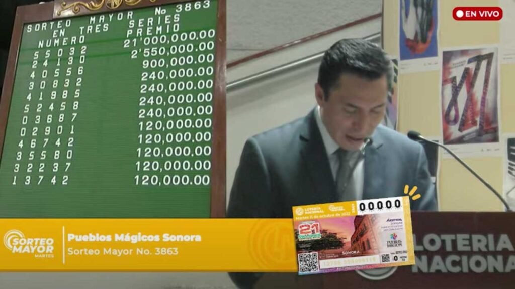 Resultados Sorteo Mayor 3863 en Vivo del 11 de octubre de 2022: Video 2 Resultado Sorteo mayor 3863