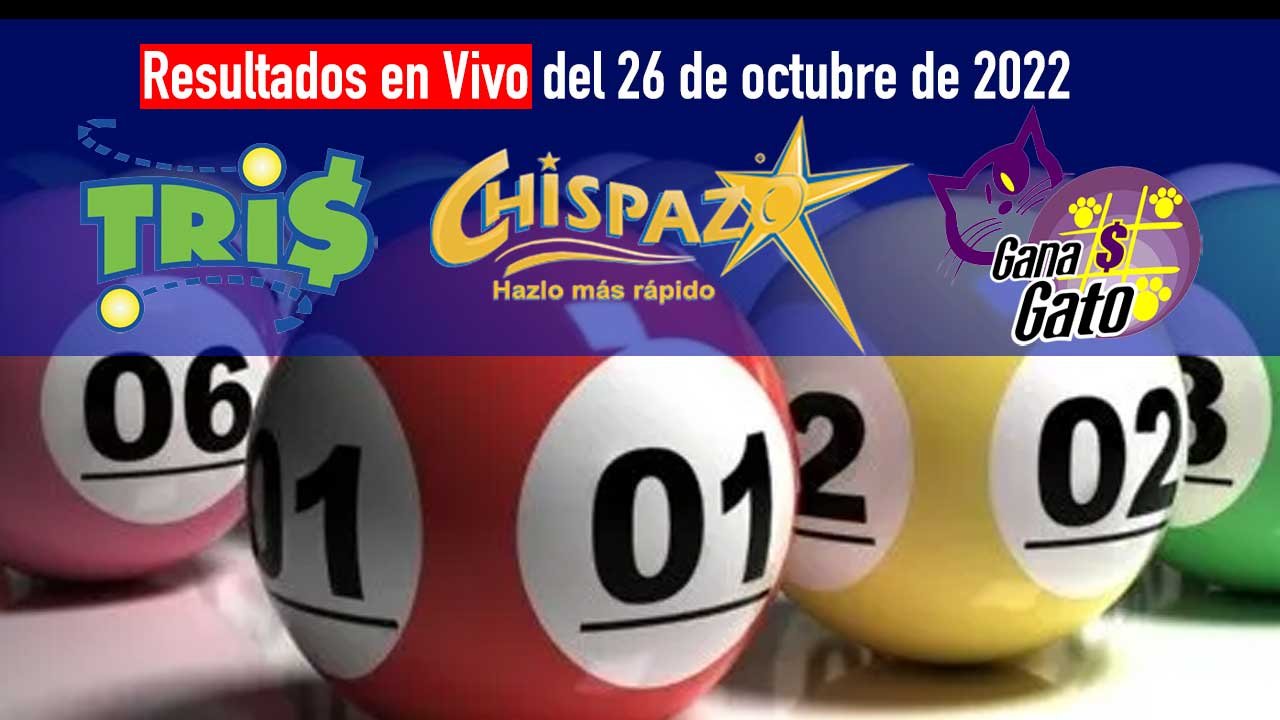Conoce los resultados del Sorteo tris y chispazo
