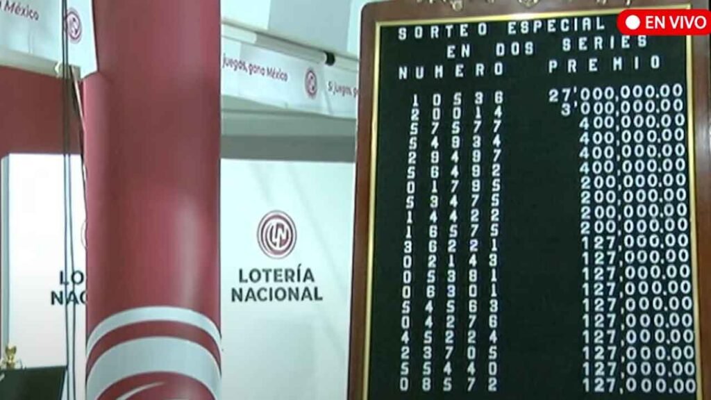 Resultados del Sorteo Especial 266 del 29 de noviembre 2022: Aquí en vivo 1 Tabla resultados sorteo especial 266