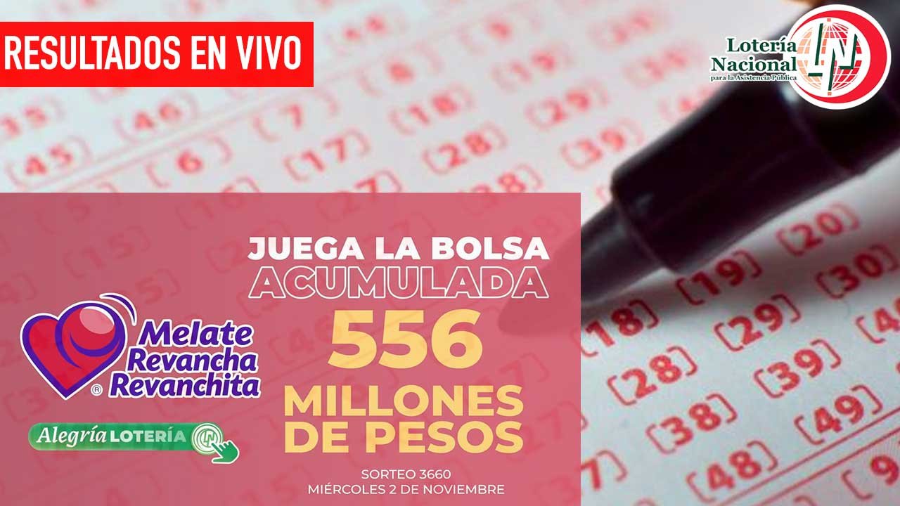 Los resultados del melate lo tenemos en vivo
