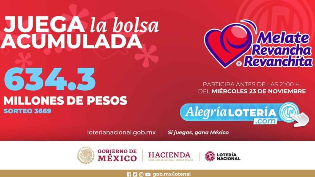 Este melate juega por más de 600 millones de pesos