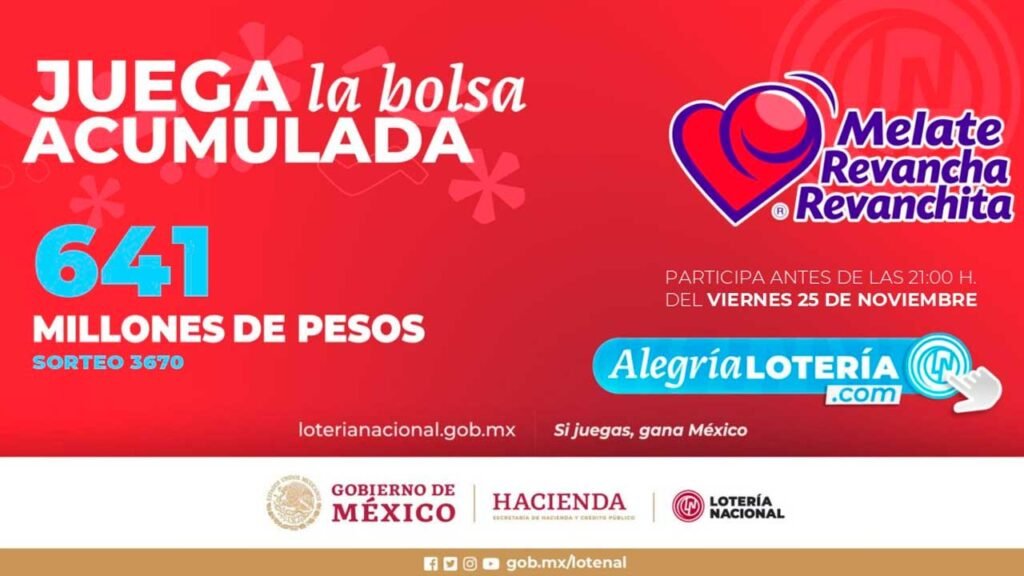 Se juega el melate 3670 por mas de 641 millones de pesos
