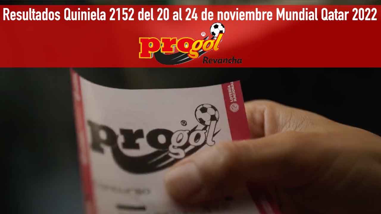 Conoce los resultados de la quiniela progol 2152