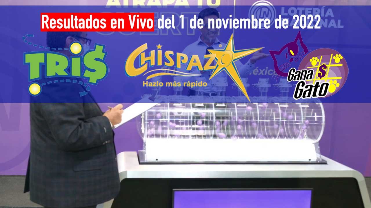 Conoce los resultados del tris y chispazo de hoy
