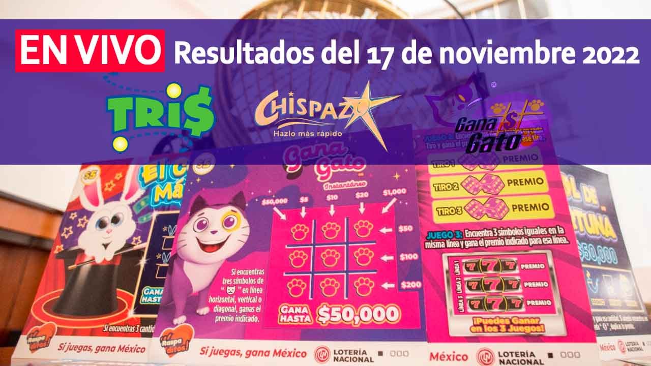 Estos son los ganadores del tris y chispazo