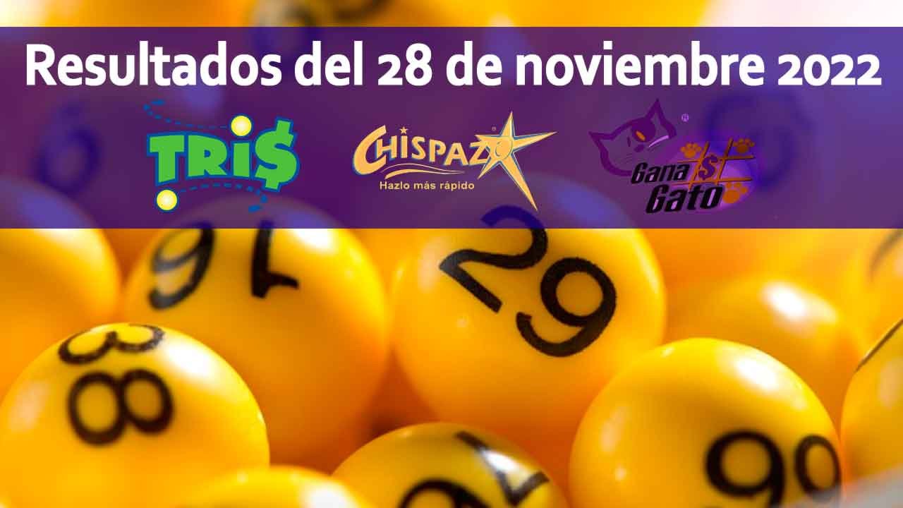 Este son los resultados del tris y chispazo