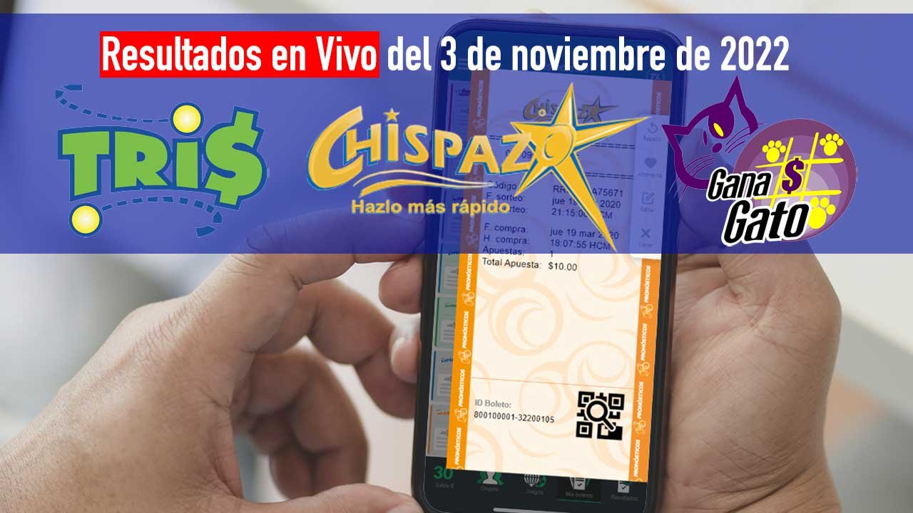 Resultados del tris y chispazo de hoy