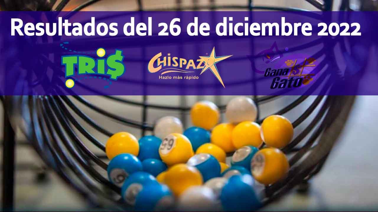 Conoce en vivo los resultados del tris y chispazo