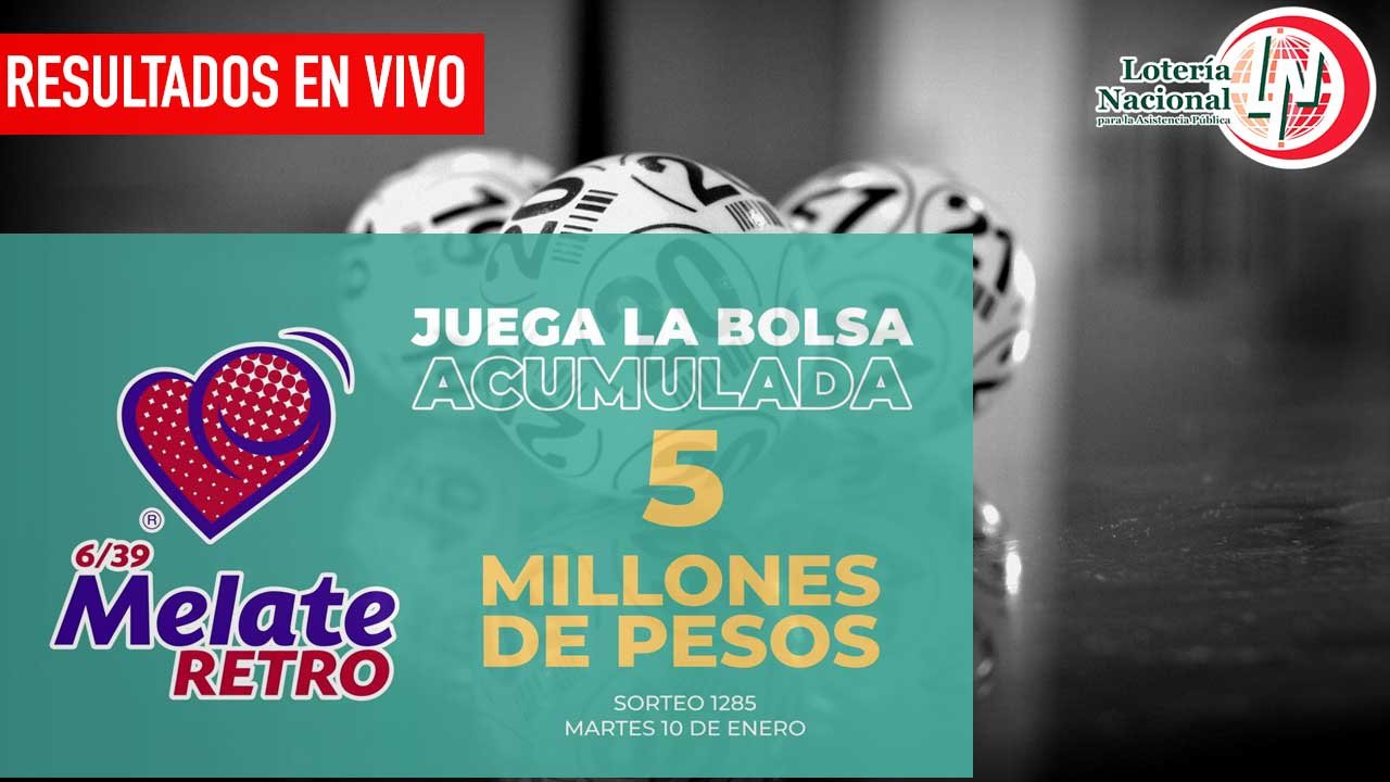 Estos son los resultados del melate Retro