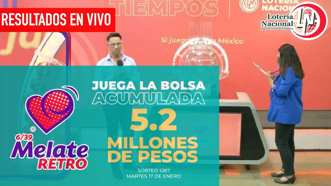 Checa los resultados del melate Retro este día