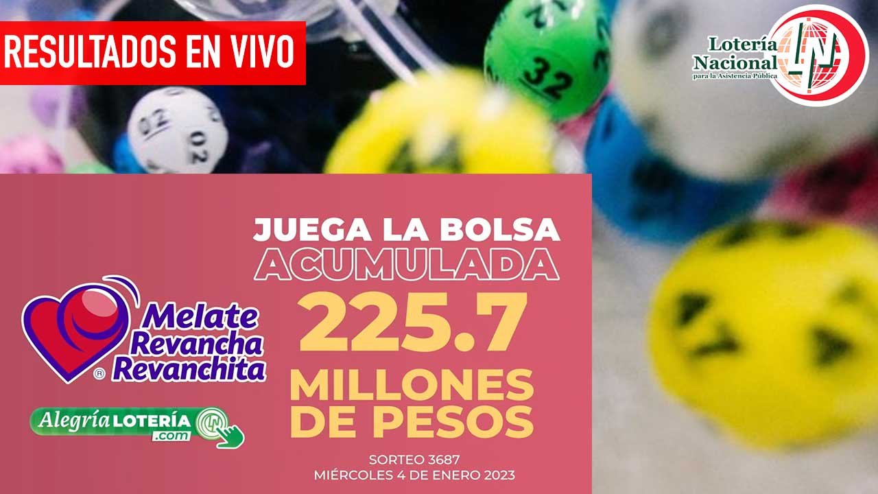 Conoce los números del melate 3687