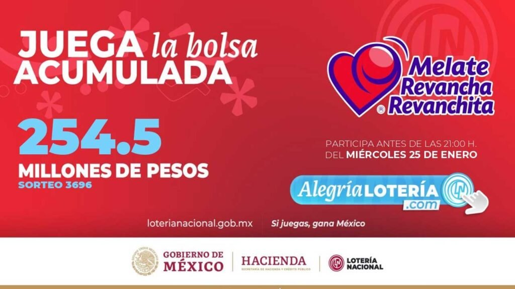 Este día se juega el Melate por 254 millones de pesos