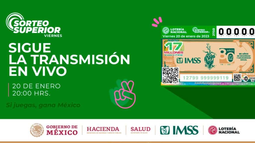 Resultados Sorteo Superior 2750 hoy 20 de enero 2023 en vivo 3 Checa los resultados en vivo del Sorteo Superior