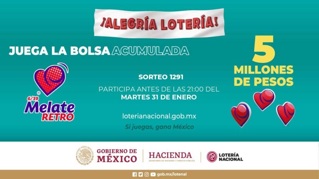 Resultados Melate Retro 1291 de hoy 31 de enero de 2023: En Vivo 1 Conoce los resultados del melate retro este día