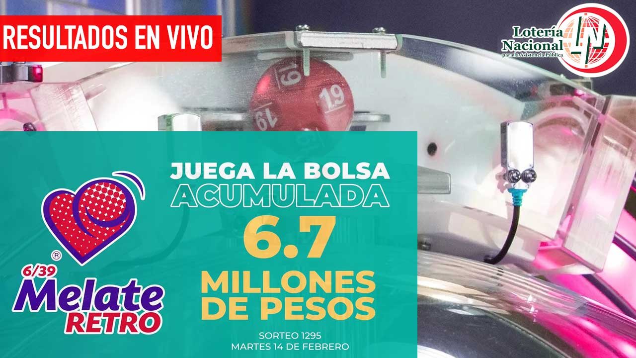 Te compartimos los resultados del Melate retro