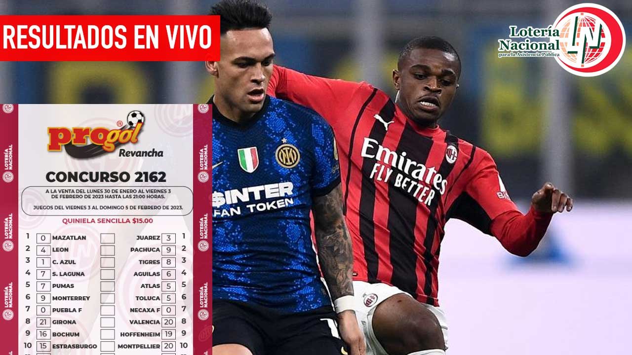Ya inicia el progol revancha 2162