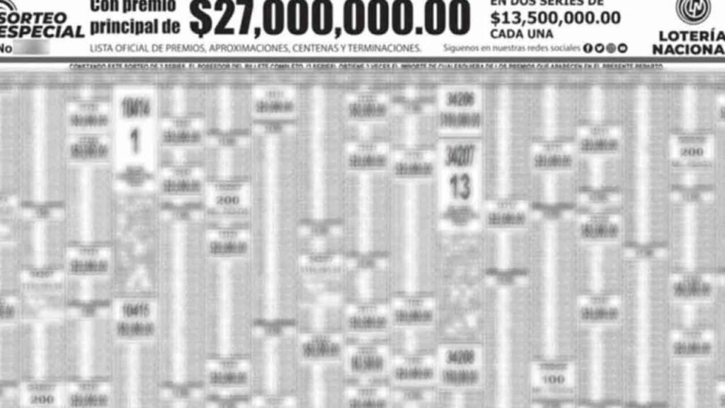 Checa los resultados en PDF del Sorteo Especial 270