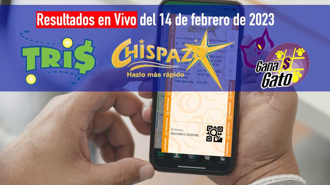 Conoce los resultados tris y chispazo de hoy con gana gato